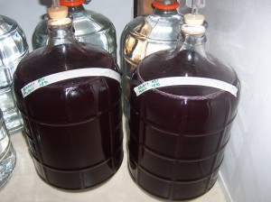 6 gallons of beautiful blueberry mead