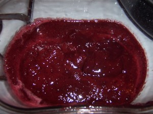 juice from 2 quarts of blackberries